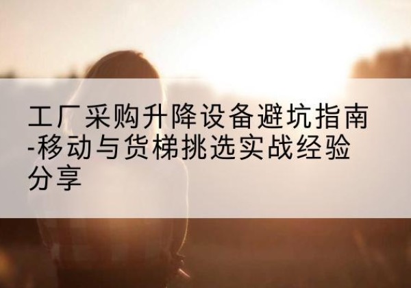 宁化移动式升降机怎么选-工厂采购升降设备避坑指南-移动与货梯挑选实战经验分享
